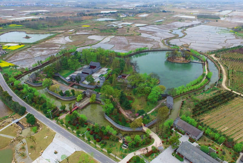 劉銘傳故居鳥瞰